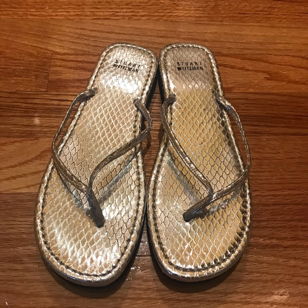 Worn Once! Stuart Weitzman Flip Flops - image 1